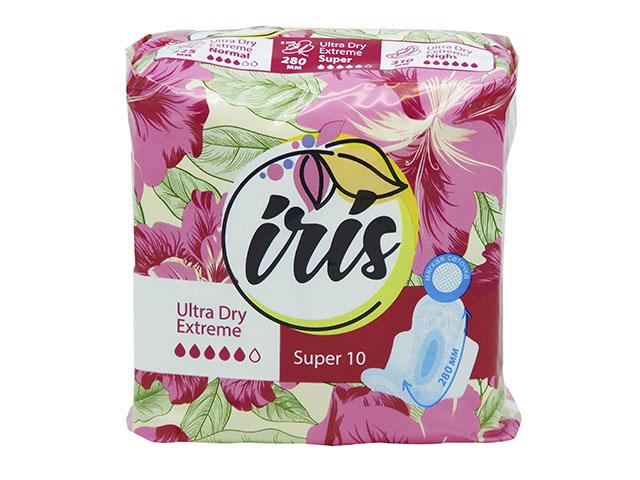 ирис прокладки ultra super dry extreme №10