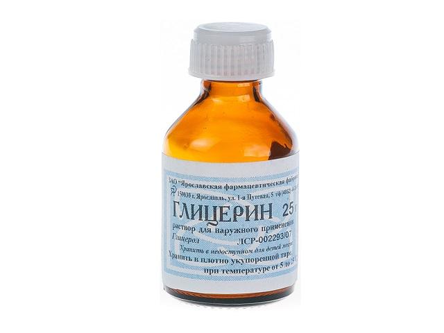 глицерин 25г. р-р д/нар.прим. фл. /ярославская фф/
