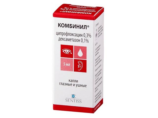 комбинил 5мл. гл. и ушные капли фл./кап. 2104