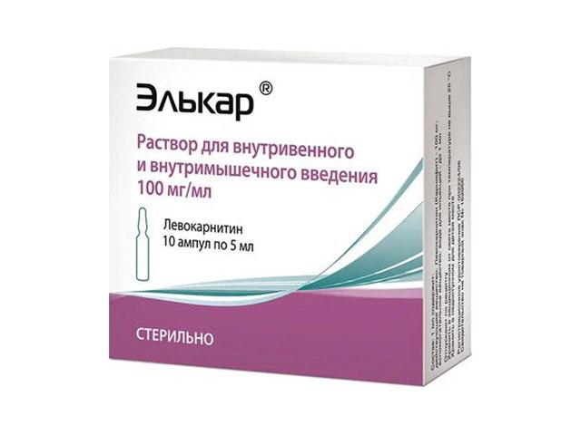 элькар 10% 5мл. №10 амп.