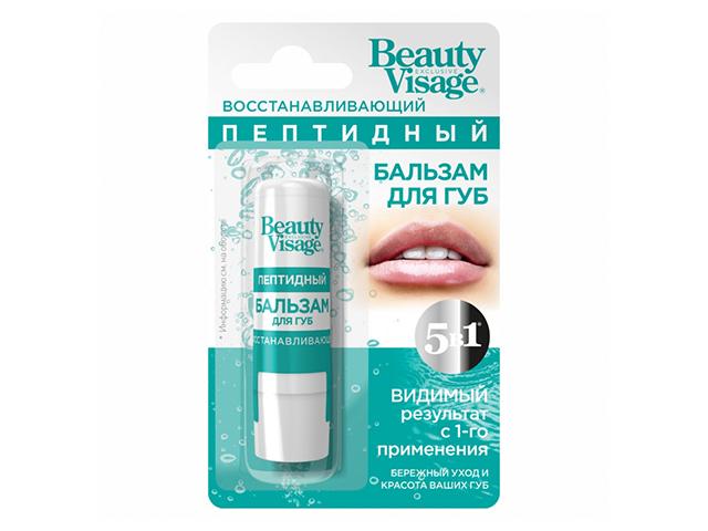бьюти визаж бальзам д/губ восстан. пептиды 3,6г.