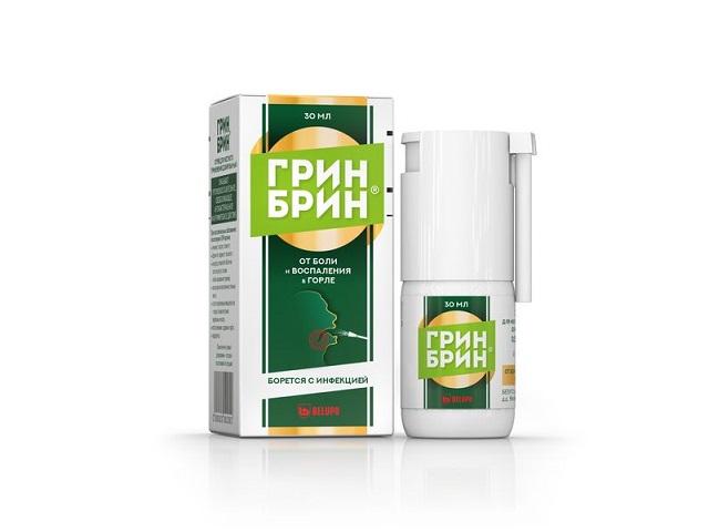 грин брин спрей д/мест. прим. дозир. 0,255мг/доза 160доз фл. 30мл