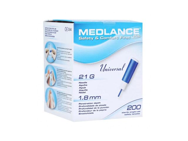 medlance plus universal ланцеты автомат. д/капиллярн. забора крови 1,8мм. №200