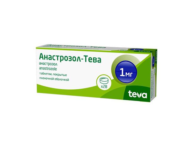 анастрозол-тева 1мг. №28 таб.п/о