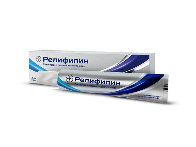 релифипин гель д/рект и наруж прим  20г