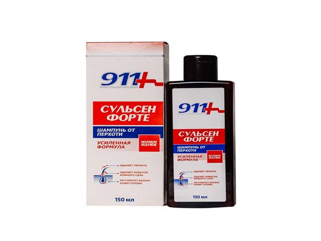 911-сульсен форте шампунь п/перхоти 150мл.
