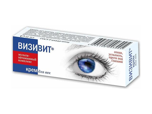 визивит крем д/век 15мл.