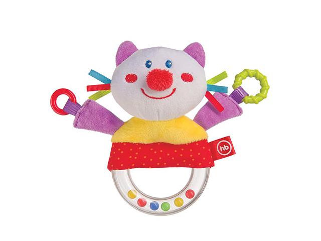 беби хэппи игрушка-погремушка котик /арт.330357/ [baby happy] бэби