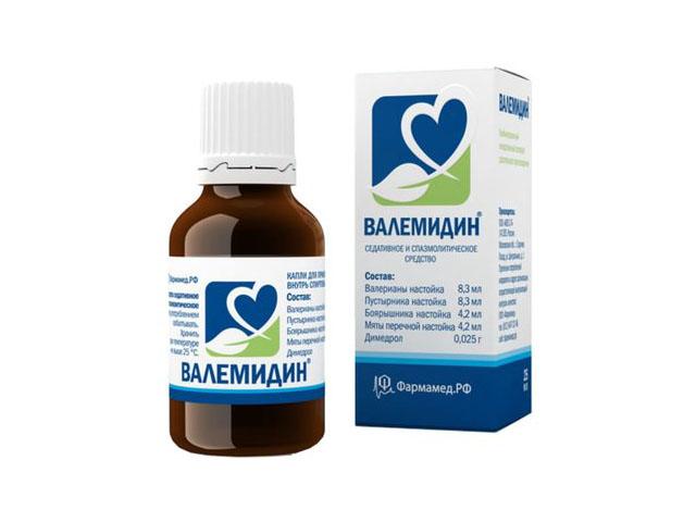 валемидин 25мл. капли фармгранта пкф 1384