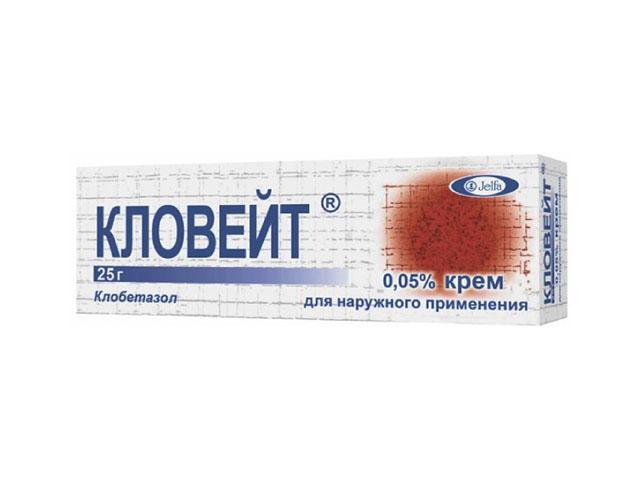 кловейт крем 0,05% д/наруж. прим. 25г. туба