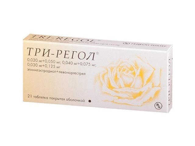 три-регол №21 таб. п/о /гедеон рихтер/ 6862