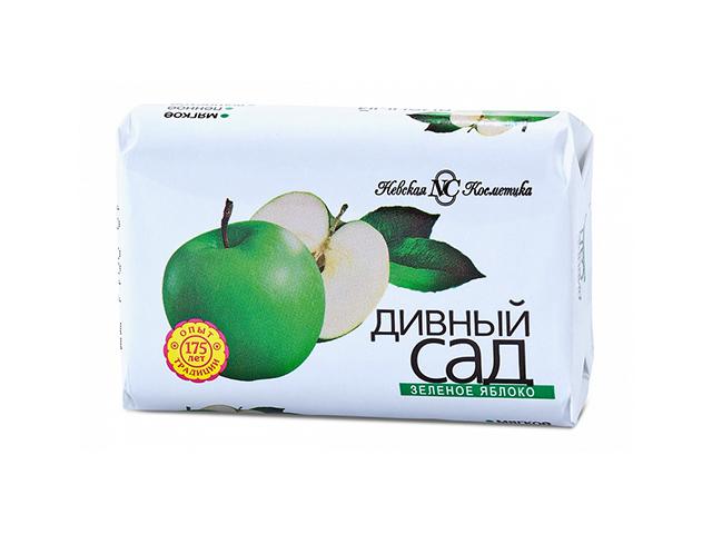 дивный сад мыло зеленое яблоко 90г. /невская косметика/