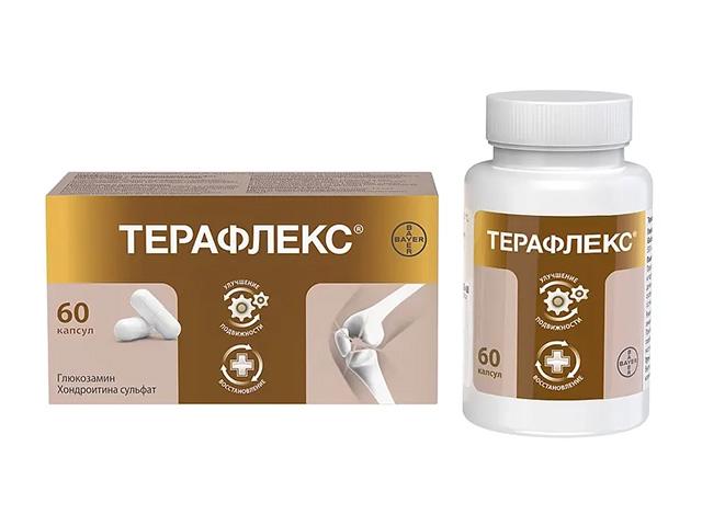 терафлекс 500мг.+400мг. №60 капс. 1839