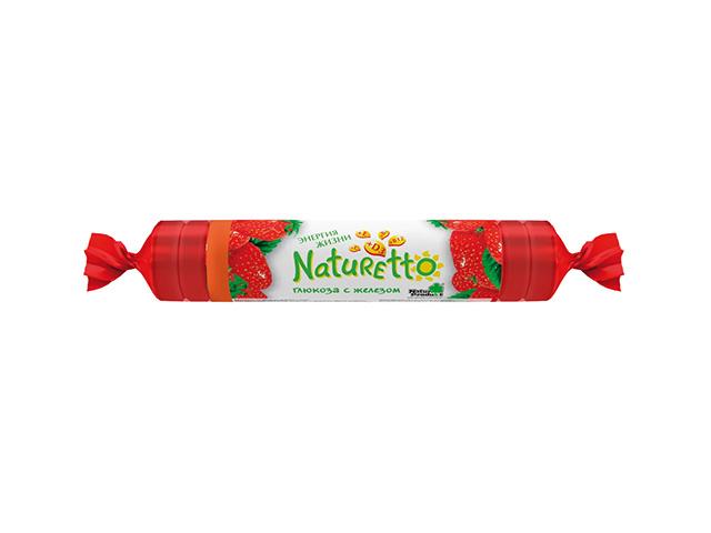 натуретто вит.+железо клубника 39г. таб. [naturetto]