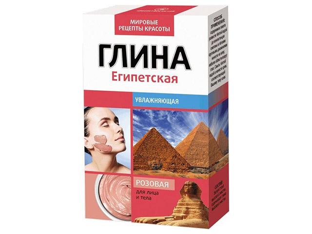 глина розовая египетская 100г. увлажн.
