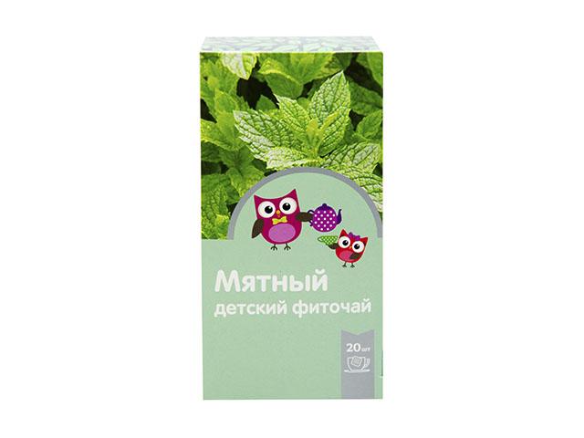 детский фиточай "мятный", ф/п по 1,5г №20 стм /ст-медифарм/