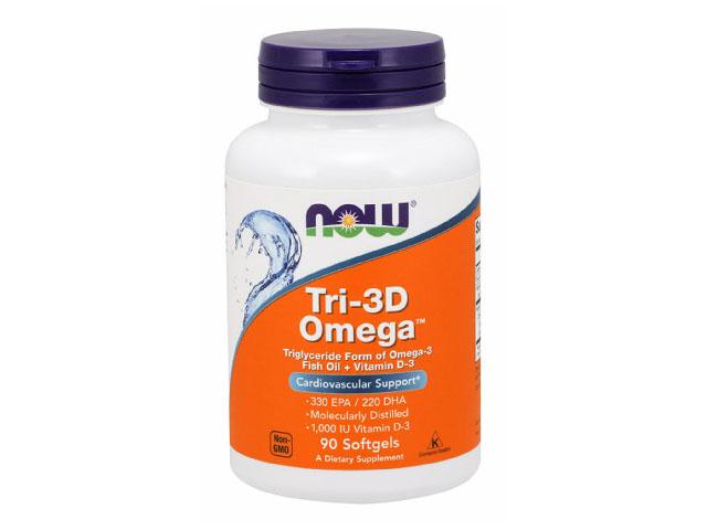 *now foods три-3д омега. 1562 мг. 90 кап. 1686 мм