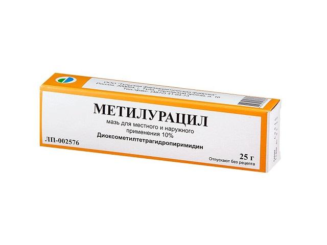 метилурацила 10% 25г. мазь /тульская/ 7981