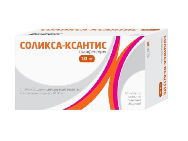 соликса-ксантис 10мг №60 таб. п/п/о