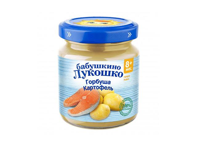 б.лукошко пюре 100г. горбуша+картофель