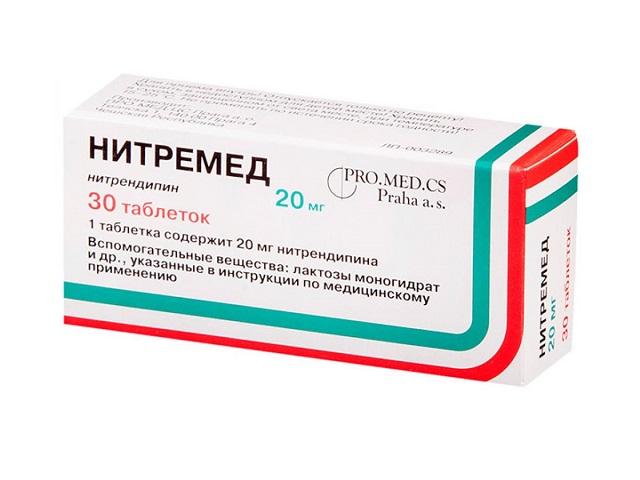 нитремед 20мг. №30 таб.