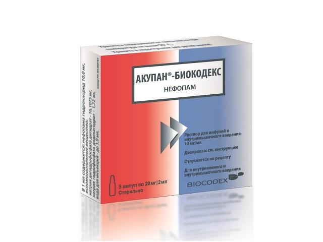 акупан-биокодекс р-р д/инфуз и в/м введ 10 мг/мл амп 2 мл №5