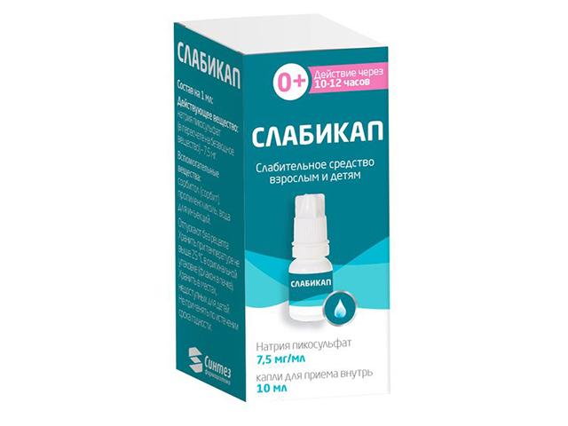 слабикап 7,5мг/мл. капли 10мл. /синтез/
