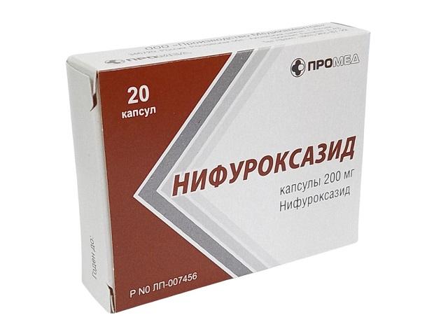 нифуроксазид 200мг. №20капс. /промед/ 0652