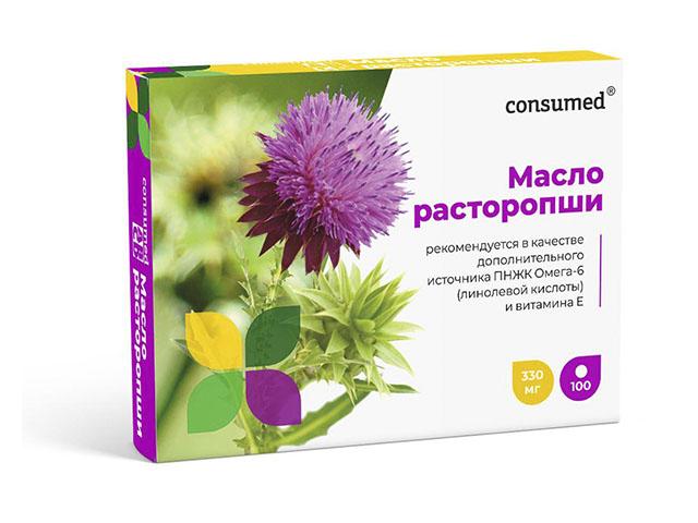консумед расторопши масло №100 капс.
