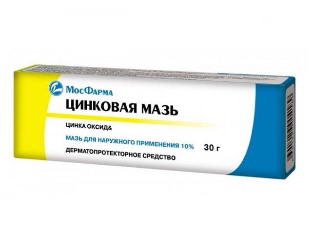 цинковая 10% 30г. мазь /московская фф/