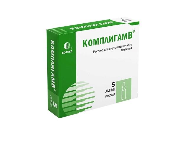 комплигам в 2мл. №5 р-р д/ин. в/м амп. 2884