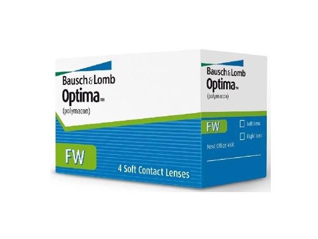 бауш+ ломб оптима контактная линза fw8.7 №4 /-4,00/