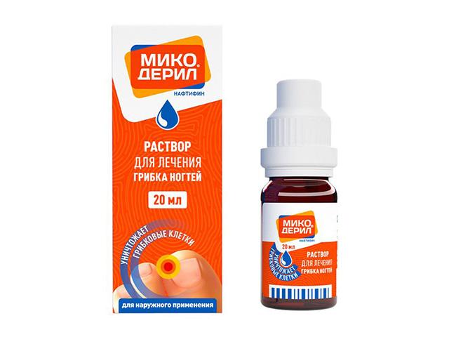 микодерил 1% 20мл. р-р д/наруж.прим. фл./кап.