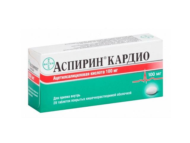 аспирин кардио 100мг. №28 таб. п/о 5424