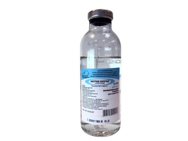 натрия хлорид 0,9% 200мл. №1 р-р д/инф. /мосфарм/