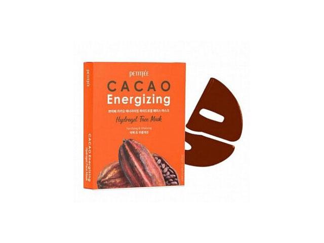*petitfee гидрогелевая маска разглаживающая д/лица с экстрактом какао, 32г. 850672
