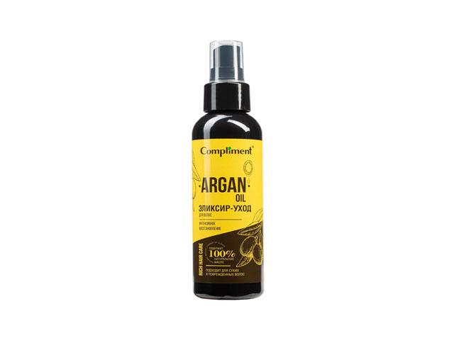 комплимент rich hair care эликсир-уход д/волос интенс. восст. argan oil 125мл. 911405