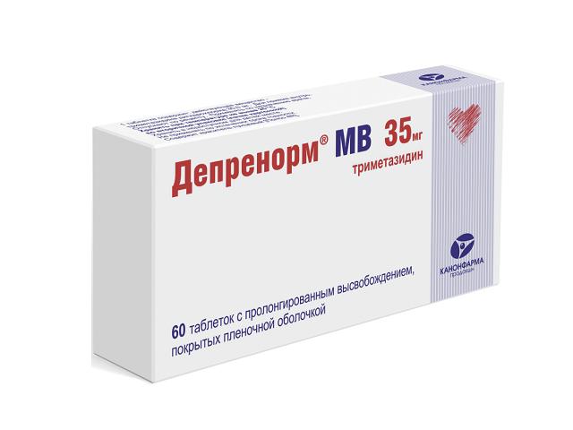 депренорм мв 35мг. №60 таб. модиф.высв. п/п/о /канонфарма/ 9953