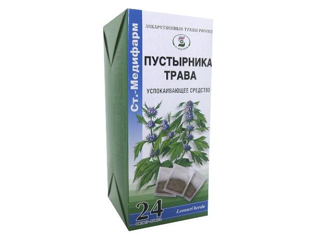 пустырника трава ф/п по 1,5г. №24. стм./ст-медифарм/ 2585
