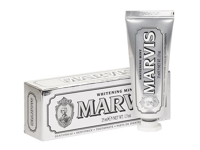 marvis зубная паста whitening mint/ отбеливающая мята. 25 гр. 411131