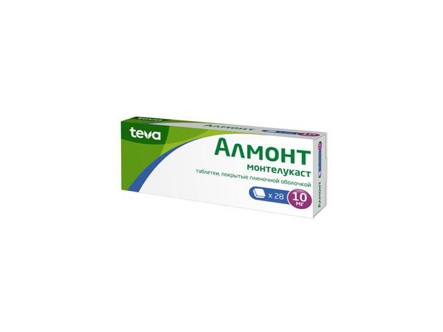 алмонт 10мг. №28 таб. п/о