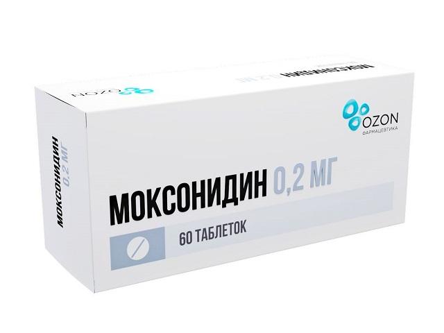 моксонидин 0,2мг. №60 таб. п/п/о /озон/