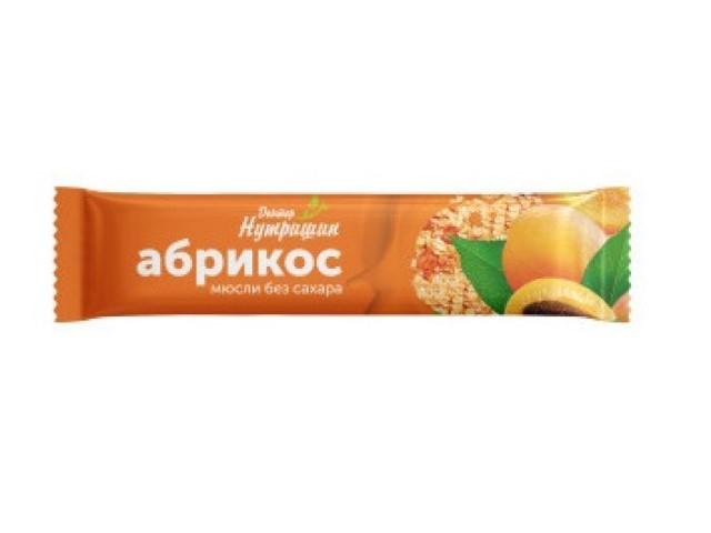 доктор нутришин батончик мюсли абрикосовый б/сах. 30г.