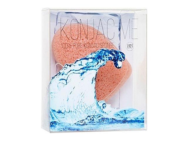 *beauty me спонж конняку для лица с розовой глиной. 820671
