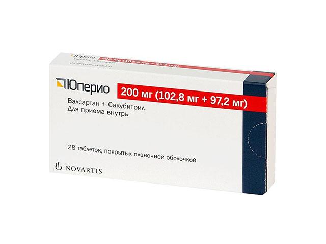 юперио 200мг.(102,8мг+97,2мг.) №28 таб.п/п/об. 0814