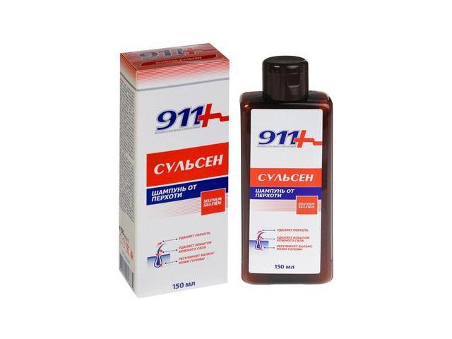 911-сульсен шампунь п/перхоти 150мл.