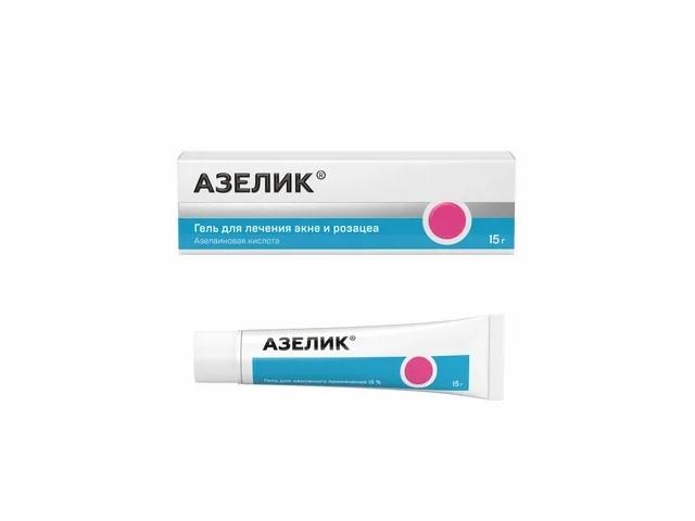 азелик 15% 15г. гель д/наруж. прим./акрихин/