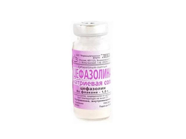 цефазолина натриевая соль 1г. №1 пор. д/р-ра в/в,в/м фл. /лекко/ 2678