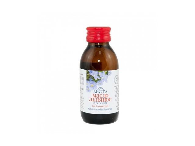 масло льняное селен 100мл.