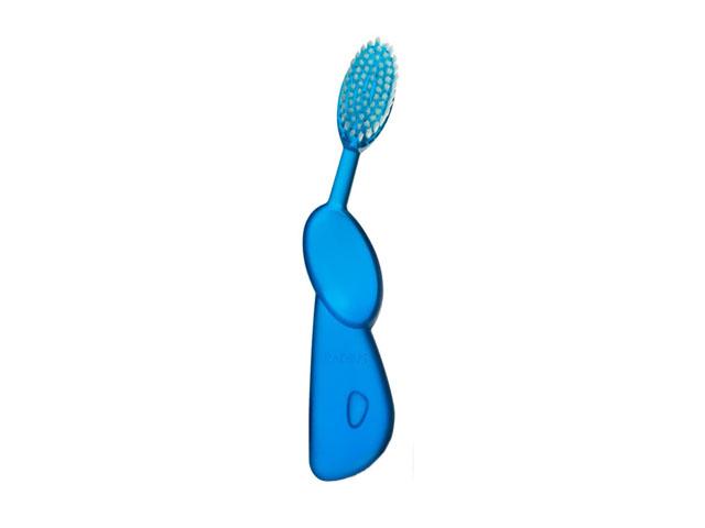 *radius toothbrush original щетка зубная классич. детская синяя, мягкая для правшей. 2000000005034